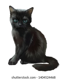 25,457 Black cat watercolor Images, Stock Photos & Vectors | Shutterstock