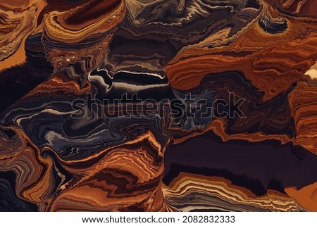 Fluid art texture. Abstract background with iridescent paint effect. Liquid acrylic picture with artistic mixed paints