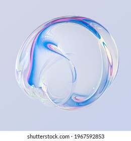 futuristic 3d design glass