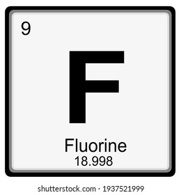 296 Atomic number of fluorine Images, Stock Photos & Vectors | Shutterstock