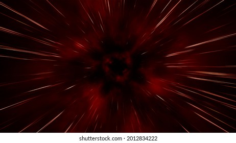 Fly Through Red Mist Sky Background