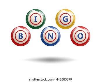 Flying Bingo Balls 