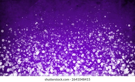 flying bubble coming from bottom over textured background, Purple bubble particles background	