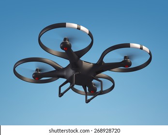 small black drone