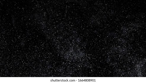 Flying Dust Particles On Black Background Stock Illustration 1664808901 ...