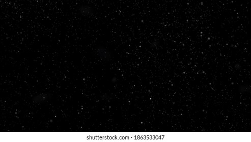 Flying dust particles on a black background - Shutterstock ID 1863533047