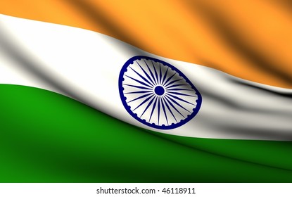 India Variant Flag Rectangular Shape Icon Stock Vector (Royalty Free ...