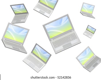 Flying laptops
