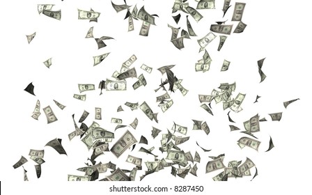 Money Flying Isolated Images, Stock Photos & Vectors | Shutterstock