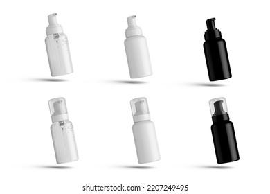 Foaming Soap Dispenser Cosmetic Bottle 3D-Rendering