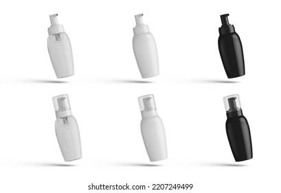 Foaming Soap Dispenser Cosmetic Bottle 3D-Rendering