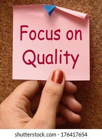 Focus On Quality Note 
