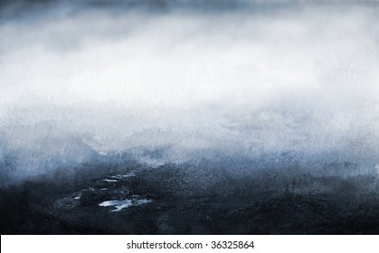 Fog Made By Acrylic On Paper Stock Illustration 36325864 | Shutterstock