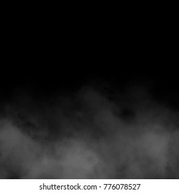 Fog, smoke and mist effect on black background. - Shutterstock ID 776078527