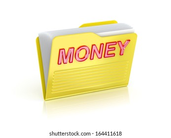 folder. 3d