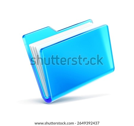 Folder icon - 3d illustration