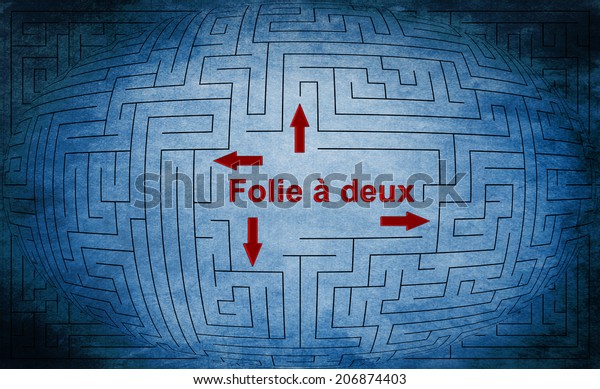 Folie Deux Stock Illustration