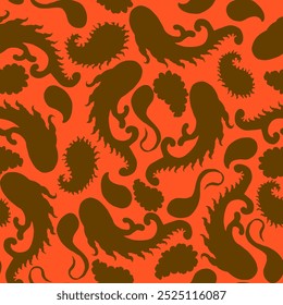 Folk abstract pattern seamless. Design for paper, fabric, interior decor and other users.