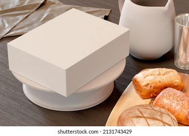 Food and Bakery Packaging Box 3D Rendering - Powered by Shutterstock