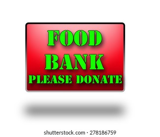 Food Bank Sign.