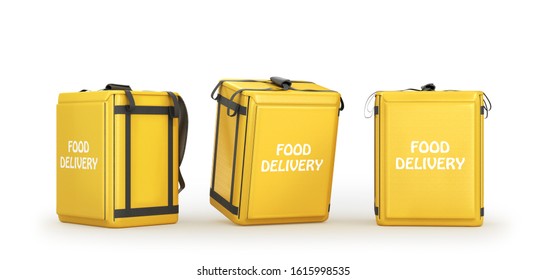 Food Delivery Bag, 3d Illustration