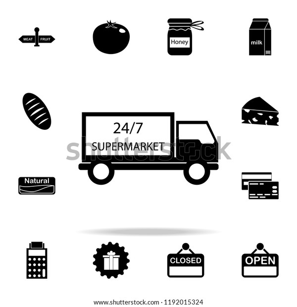 food delivery machine icon. market icons universal
set for web and
mobile