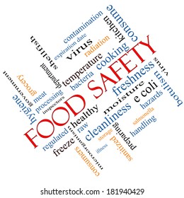 Food Safety Word Cloud Concept Angled Stock Illustration 181940429 ...