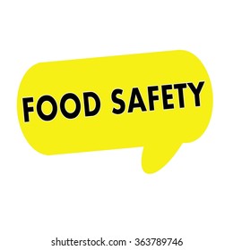 Food Safety Wording On Speech Bubbles Stock Illustration 363789746 ...