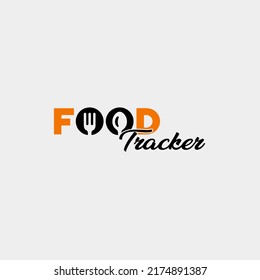 Food Tracker Logo Design Illustration