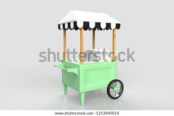 food
Trolley Cart on a white background. 3d
Rendering