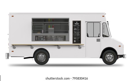 Download White Food Truck Images Stock Photos Vectors Shutterstock