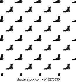 halloween seamless background cartoon witch hats stock vector