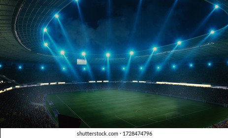 football arena and soccer stadium. 3d render - Powered by Shutterstock