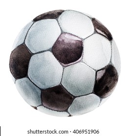 Football Ball Watercolor