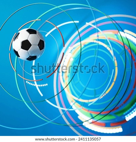 Similar – Image, Stock Photo High in the air Soccer