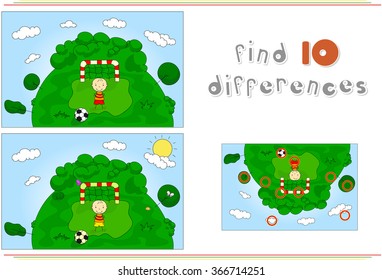 853 Spot The Difference Football Images, Stock Photos & Vectors ...