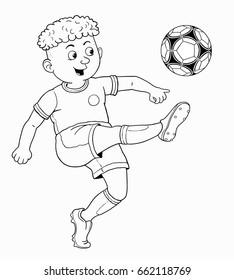 Cartoon Kicking Ball Images Stock Photos Vectors Shutterstock