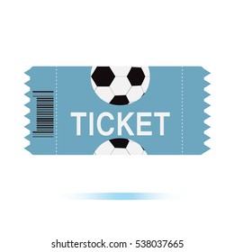 Two Modern Professional Design Football Tickets Stock Vector (Royalty ...