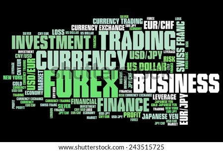 Forex Foreign Exchange Currency Trading Word Stock Illustration - 