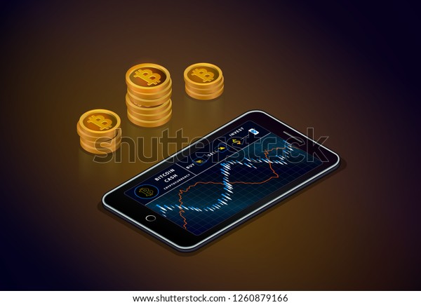 Forex Trading Business Graph Tending On Stock Illustration 1260879166 - 