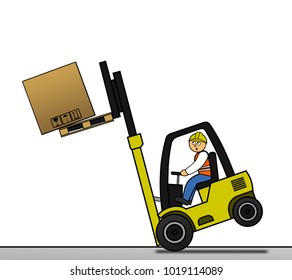 Forklift Accident Images Stock Photos Vectors Shutterstock