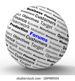 Forums Sphere Definition Meaning Online Discussion Chatting Or Global Communication