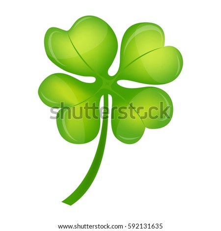 Four Leaf Clover on St. Patrick's Day