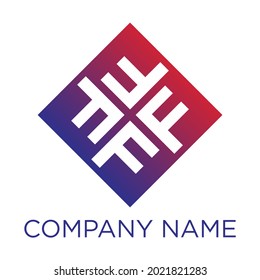 Four Letter F In The Box Logo Company Name Icon Design Element Template