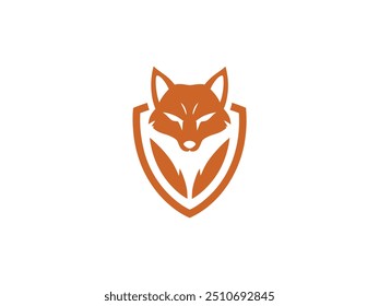 FOX shield character logo design - Powered by Shutterstock