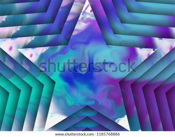 Fractal art. Abstract\
background. Visionary surreal artwork. Mixed media. Graphic design.\
Unique pattern. 