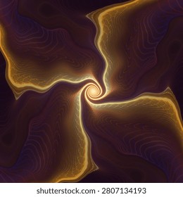 Fractal Flow series. A deep exploration of form through illuminated liquid structures on the subject of art, flow visualization, fractal geometry, chaos theory, science and design.