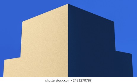 Fragments and elements of architecture as an abstraction.