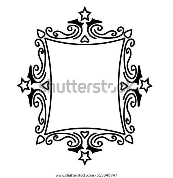 Frame border.\
Fancy page decoration.\
illustration