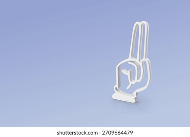 the frame features hands forming a specific letter of the manual alphabet or a lexical sign